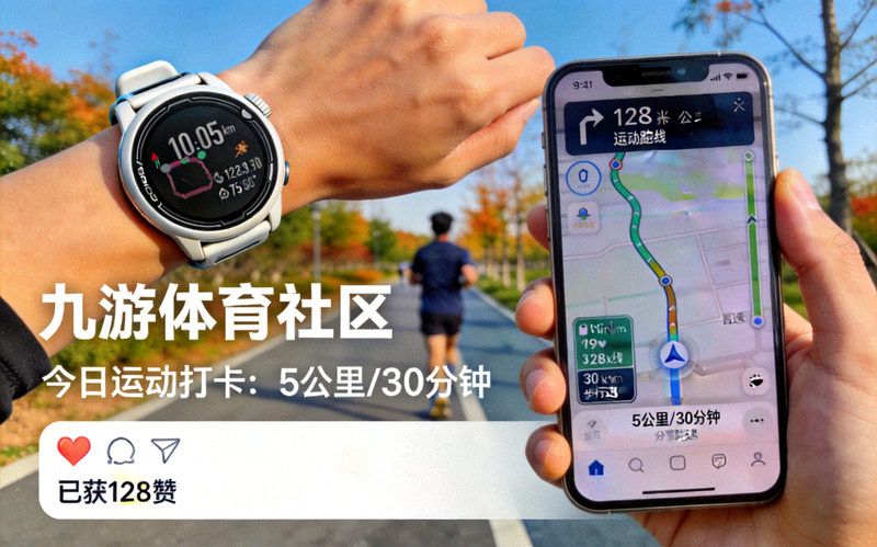 九游体育社区用户分享运动打卡照片